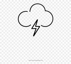 Vector marine design isolated on white background. Storm Cloud Coloring Page Line Art Hd Png Download 1000x1000 2332700 Pngfind