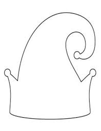Show your kids a fun way to learn the abcs with alphabet printables they can color. Elf Hat Templates Christmas Elf Hat Coloring Pages Elf Hat Outlines Elf Hats