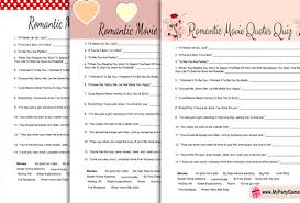 What are the thanksgiving trivia questions and answers? Romantic Movie Quotes Quiz For Valentine S Day