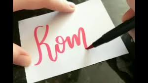 Komal Modern Calligraphy Name Youtube Check out inspiring examples of calligraphy artwork on deviantart, and get inspired by our community of talented artists. komal modern calligraphy name