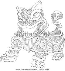 Free printable chinese dragon coloring pages for kids. Lion Dance Coloring Page At Getdrawings Free Download