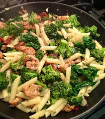 Salt (optional) and freshly ground black pepper. Bushwick Food Coop Pasta With Chicken Chorizo Broccoli And Spinach