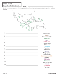 Identify Countries And Capitals Spanishworksheet Newteachers Printable How To Speak Spanish Spanish Speaking Countries Map Spanish Speaking Countries