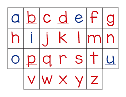 Collection of most popular forms in a given sphere. Montessori Alphabet Tiles Gift Of Curiosity