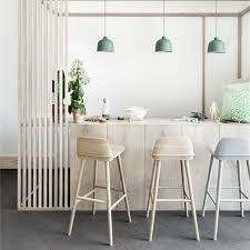 Scandinavian Design Bar Chair Nerd Muuto Oak Ash Felt