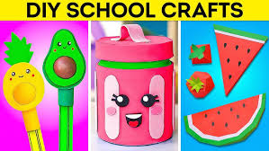 ‪20 CUTE AND CHEAP DIY SCHOOL CRAFTS & SUPPLIES - YouTube‬‏