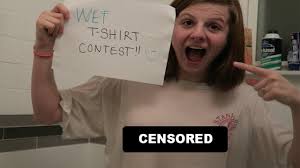 Wash inside out with like colors. Wet T Shirt Contest Youtube