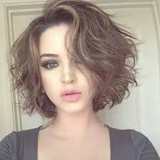 This short hair for chubby face shapes is an inverted stacked bob with layers. 35 Best Layered Short Haircuts For Round Face 2018