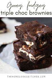 Triple Chocolate Chip Brownies Recipe In 2021 Fun Baking Recipes Chocolate Recipes Chocolate Chip Brownies
