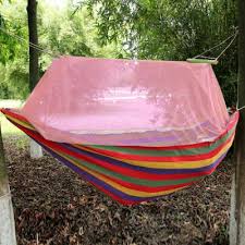267cm * 145cm 2 type: Flytop Casual Indoor Outdoor Camping Hammock With Mosquito Net Hammock Camping Hammock With Mosquito Net Hammock Netting