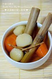 紫羅蘭的爱心厨房 violet s kitchen 竹蔗马蹄水bamboo cane and water chestnut drink water chestnut food bamboo canes