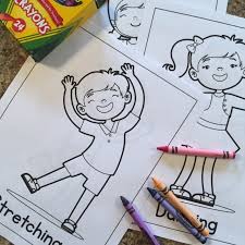 Click on link above for your car window sticker information! Physical Activity Coloring Pages