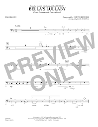 To read the pdf format your computer must have a pdf reader software. Paul Murtha Bella S Lullaby From Twilight Trombone 2 Sheet Music Download Pdf Score 347643