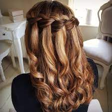 lange haare geflochtene frisuren geflochtene wellen wellenfrisuren