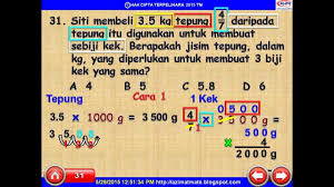 Maybe you would like to learn more about one of these? Matematik Upsr Jisim 2 Cara Pengiraan Youtube