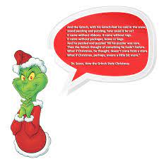 And then the true meaning of christmas came though , and the grinch found the strength of ten grinches plus two. The Grinch Quotes Heart Quotesgram