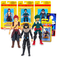 Amazon.com: My Hero Academia - Juego de figuras de acción de My Hero  Academia, incluye Izuku Midoriya, Shota Aizawa y Eljiro Kirishima para  niños, adolescentes y adultos | Juego de figuras de