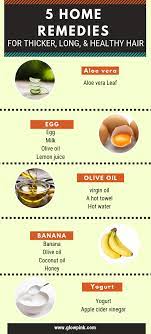 5 Hair Care Home Remedies For Thicker Hair Long Hair Healthy Hair And Beautiful Hair Hair Hai Thick Hair Remedies Home Remedies For Hair Thick Hair Styles