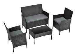 Avec alice's garden, retrouvez une s&eacute;lection de mobilier de jardin pas cher pour profiter de votre jardin et de votre terrasse. Chaises Balancoires Bancs 8x Aluminium Chaise De Jardin Chaise De Camping Meuble De Jardin Chaise De Bistro Rotin Synthetique Noir Jardin Terrasse