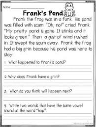 Fluency Passages Phrases Blends Primer Fluency Passages Opinion Writing Text Features