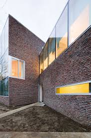 Bruxelles Belgium Maison Stine Gybels Pierre Hebbelinck Batiment En Brique Architecture Brique Modele Architecture