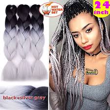 Get inspired by these amazing black braided hairstyles next time you head to the salon. Ajf Silver Gray Braiding Hair Nalan Com Sg
