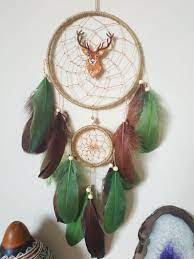 Deer Dreamcatcher Feather Dream Catcher Spirit Animal Dream Etsy In 2021 Feather Dream Catcher Dream Catcher Decor Dream Catcher