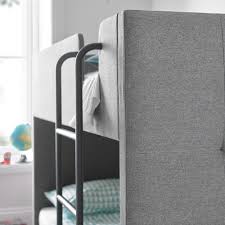 Günstige preise & mega auswahl für bed headboard. Saturn Grey Fabric Bunk Bed 3ft Single
