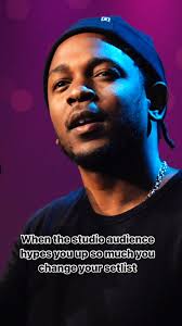 There is truly no audience like the ACL studio audience. Kendrick Lamar  made his debut