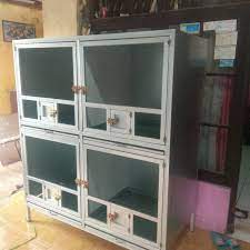 Kandang macan merpati 4 pintu. Jual Kandang Macan Merpati Tahan Air Body Galvalum Kab Bekasi Olshop R B Tokopedia