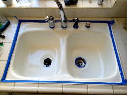 how to resurface a sink kitchen sink