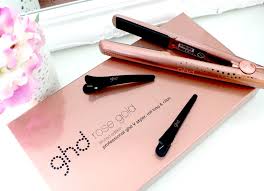Black And Rose Gold Hair Straightener A Beauty Fashion Lifestyle Blog My Rose Gold Obsession Ghd Rose Gold Straighteners Best Hair Straightener Hair Straightener Ghd Hair Straightener