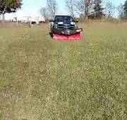 TurfDogg yard guard grass saver snow plow attachment - UTV 6-6 V-Plow
