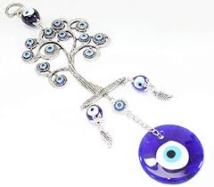 1 x turkish evil eye amulet. Turkish Blue Evil Eye Nazar Life Tree Amulet Wall Hanging Home Decor Protection Blessing Gift Gp9501 Buy Online In Bulgaria At Desertcart Productid 17177830