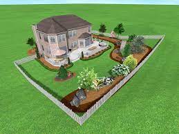 Cheap garden ideas small gardens small backyard white roses barberry. Landscape Design Software Gallery Page 5 Large Backyard Landscaping Sloped Backyard Backyard Garden Design