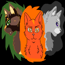 Bluestar was a leader of thunderclan in the forest territories. Pixilart Bluestar Firestar And Bramblestar By Warrior Lover