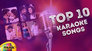 Top 10 Karaoke Songs Telugu Karaoke Songs With Lyrics Karaoke Songs Pillaa Raa Mango Music Youtube