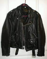 Vintage Schott One Star Leather Jacket Motorcycle Vintage Leather Jacket Leather Jacket Vintage Leather Motorcycle Jacket