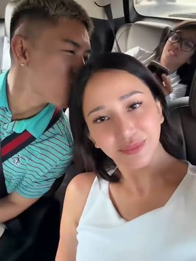 Actress Katrina Halili received a sweet Mother's Day surprise from Kris  Lawrence, who gifted her flowers and a bracelet. In a Facebook video shared  by Katrina, she initially thought the gift box
