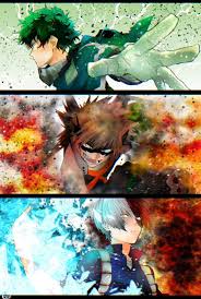 Take this to find out which of the three would be your bf! Deku Bakugou And Todoroki My Hero Academia Mha Bnha Hero Anime Plusultr Academia Anime Baku My Hero Academia Episodes My Hero My Hero Academia