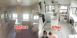 It is the process of customizing and decorating an rv to suit your specific lifestyle as well as your personal tastes. Stunning Rv Renovations Before And After Photos