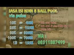 Grab a cue and take your best shot! Jual Koin 8 Ball Pool Via Pulsa Youtube
