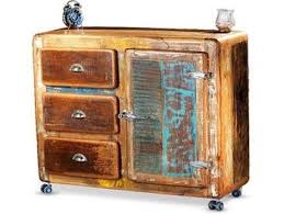 Kommode Retro Echt Altholz Bunt Lackiert Shabby Chic Mobel Holz Shabby Chic Design