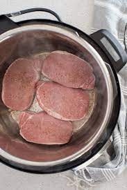 When the pot display reads hot, rub the chops with the paprika, half of the pepper. Shortcut Instant Pot Pressure Cooker Boneless Pork Chops Pressure Cooking Today