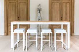 Flow Grande With Bamboo Table Top And In Combination With Kubo Alu Smart Bar Stools Aluminium Lightweight Cocktail Table Which Can Be Easily Flipped Open Or Cl