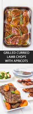Grilled Curried Lamb Chops With Apricots Give Chops A Twist This Summer Recipe Lamb Chops Lamb Chop Recipes Meat Platter