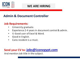 A number of documents are available here to guide you through the recruitment. Document Controller Cv Docs