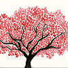 Dessin mural peinture dessin motif indien fleur japonaise esprit de la nature dessins zentangle dessin fleur peinture contemporaine aquarelle fleurs. 1