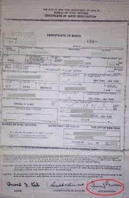 Long Form Birth Certificates Singed By Former City Registrar Irving Mellon No Exemplifica Birth Certificate Long Form Birth Certificate Birth Certificate Form