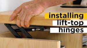 Find many great new & used options and get the best deals for lift up top coffee table hardware fitting furniture mechanism hinge spring 220lb at the best online prices at ebay! Installing Lift Top Coffee Table Hinges Youtube